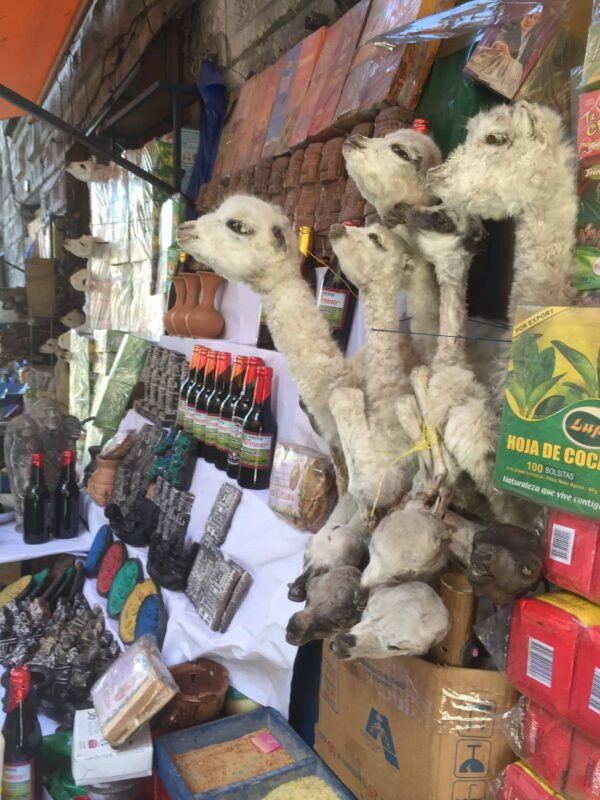 Goodluck Charms Potions and Spells inside Witches Market of Lapaz, La Paz Witches Market, The Witches' Market in La Paz Bolivia, The Witches Market of La Paz, Shopping for spells at the Witches Market in La Paz