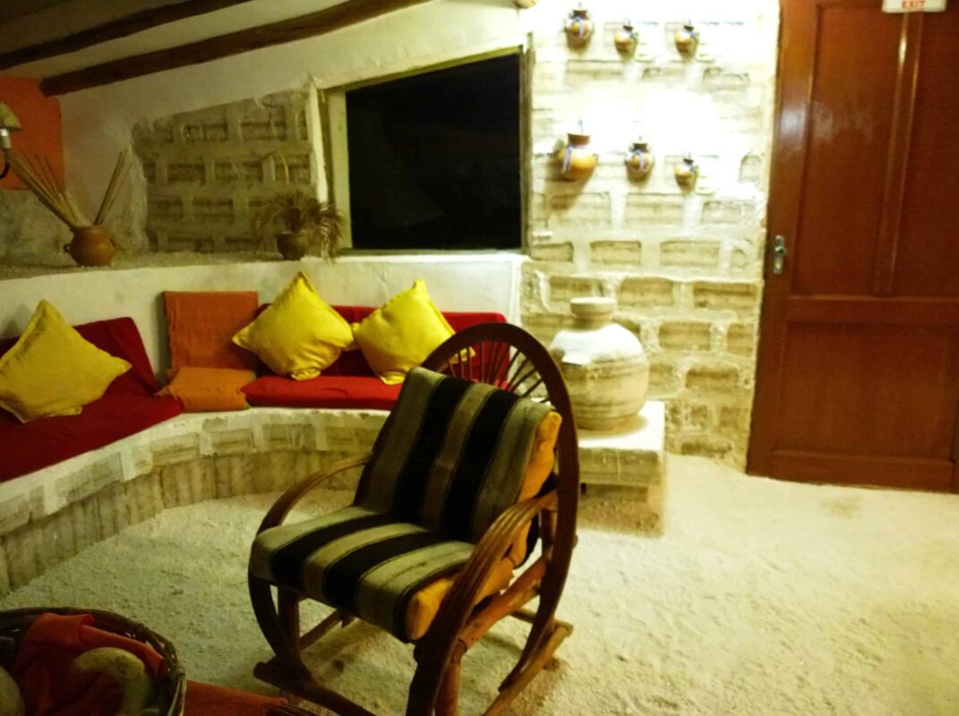 Look inside Hotel Luna Salada BoliviaHotel Luna Salada or Salt Lake Hotel Bolivia, Luna Salada Hotel de Sal - Bolivia Salt Resort, Hotel Made of Salt - Luna Salada