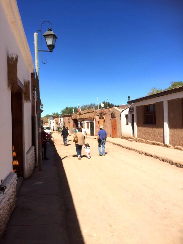Street Photography in San Pedro de Atacama Chile South America, Street Photos in Town Plaza of San Pedro de Atacama Chile.