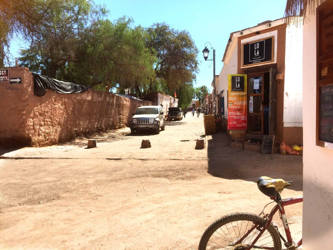 Street Photography in San Pedro de Atacama Chile South America, Street Photos in Town Plaza of San Pedro de Atacama Chile.