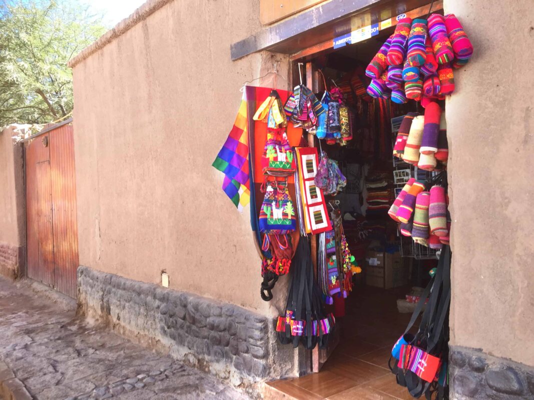 Street Photography in San Pedro de Atacama Chile South America, Street Photos in Town Plaza of San Pedro de Atacama Chile.