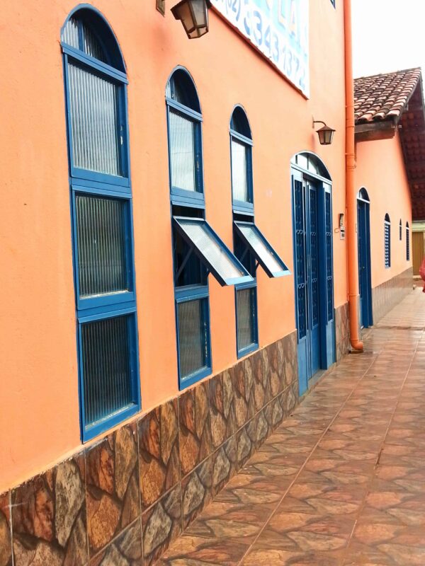 Spiritual Healing and Streetscapes in Casa Dom Inacio de Loyola Abadiânia Brazil. Spirithist healing centre with John of God at Casa Dom Inacio de Loyola at the Casa Healing Center in Brazil.