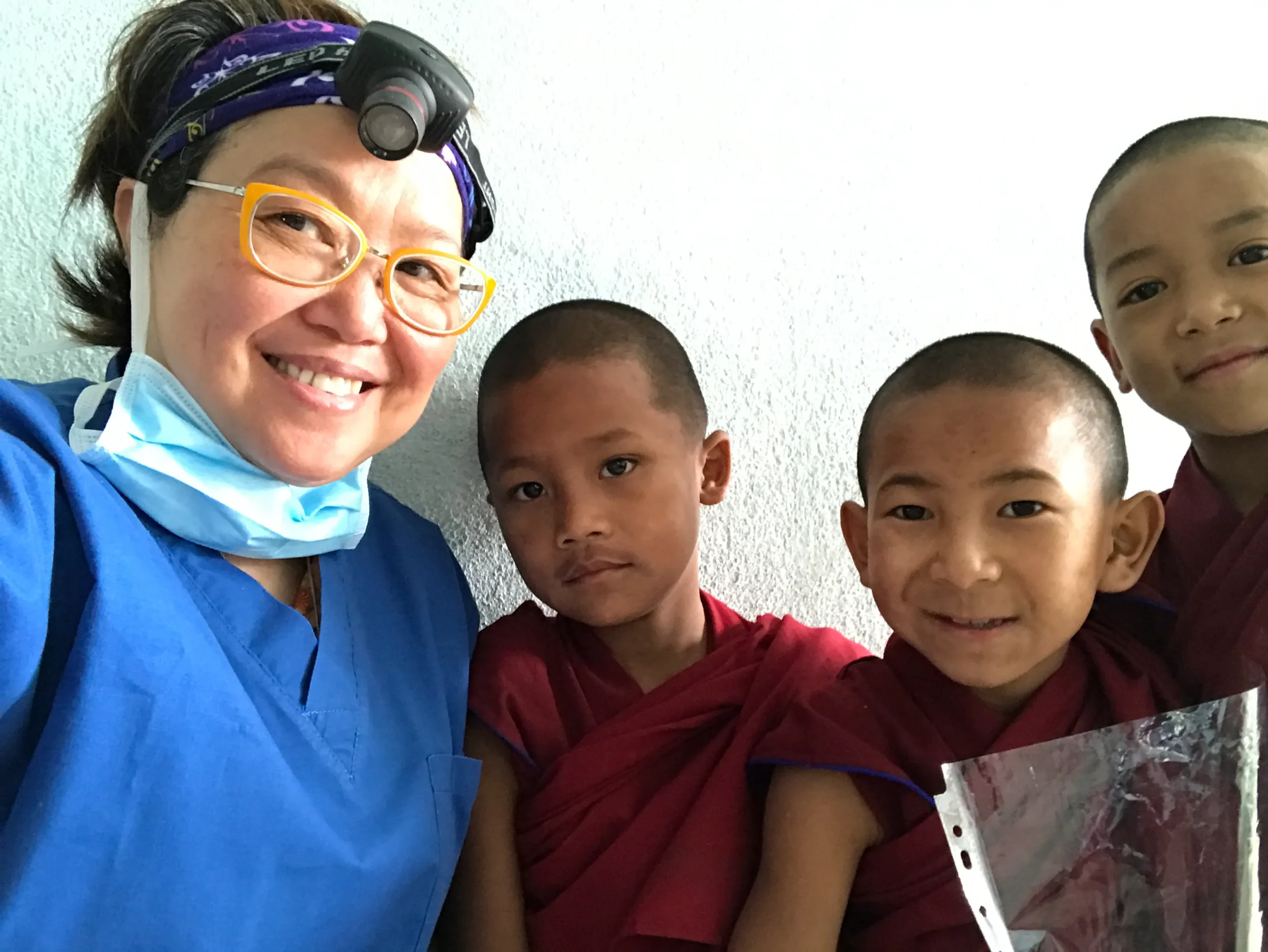 Dental Volunteering work in Kopan Monastery Kathmandu, Buddhist monastery in Kopan