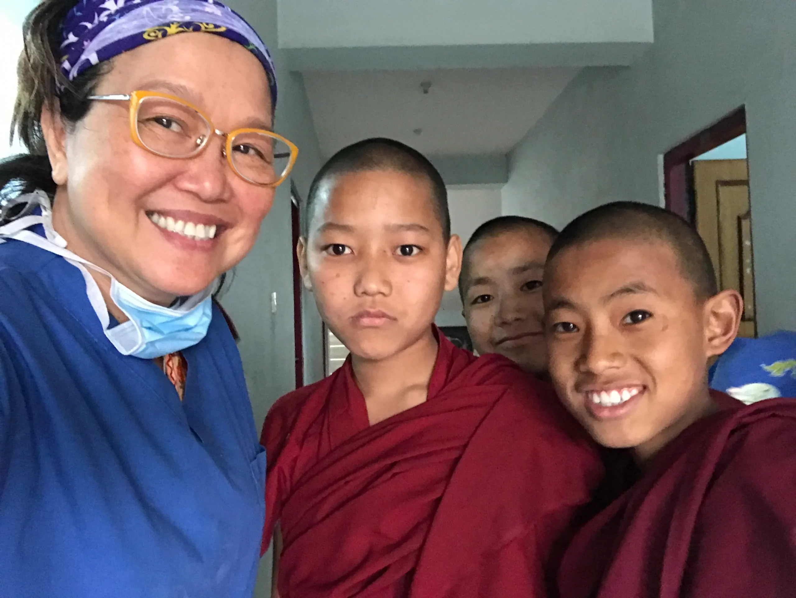 Dental Volunteering work in Kopan Monastery Kathmandu, Buddhist monastery in Kopan