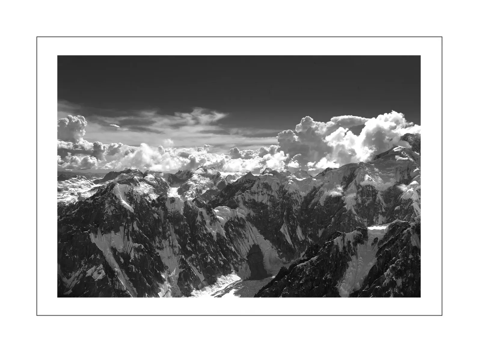 1.4.4 ORIENTATION Black and White Photographs NON PANOSL 2.x 3 white Aerial McKinley Alaska USA L1003645 2016